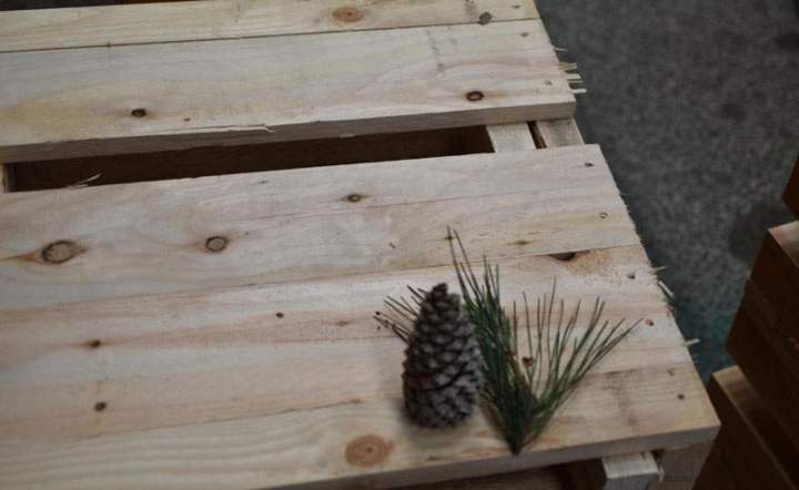 Boîte en bois près du Mans