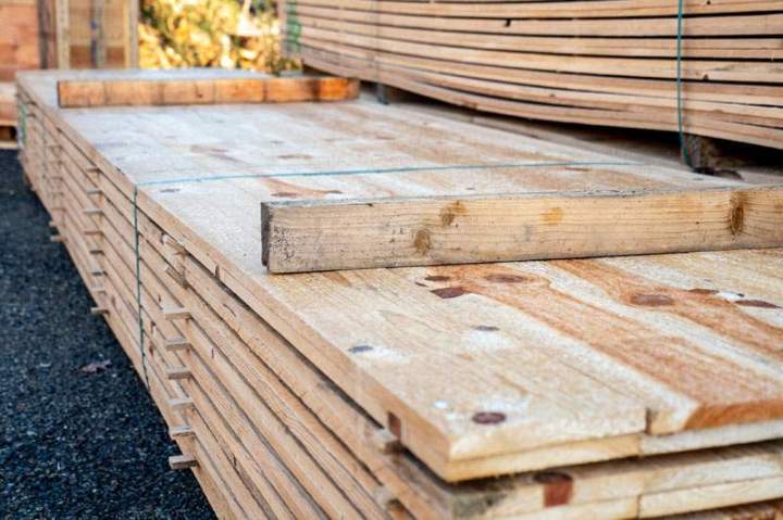 Emballage en bois près du Mans